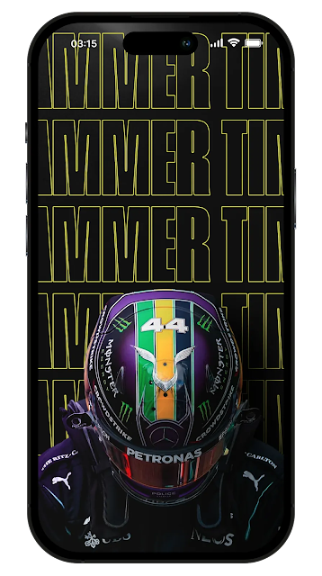 Lewis Hamilton "Hammer Time" Mercedes F1 Wallpaper for iPhone