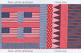 "Red, White and Blue" by Debbie Clement at RainbowsWithinReach