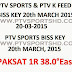 PTV Sports Biss Key | 20 March 2015 PTV K Feed New Biss Code | 20 Mar 2015