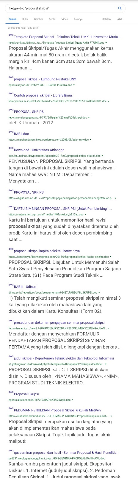 Filetype:doc Proposal skripsi 