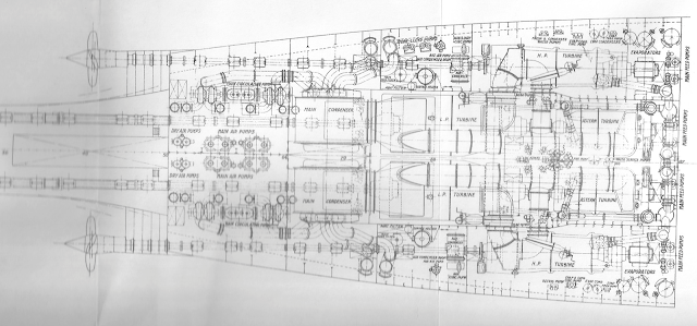 Plan of machinery spaces