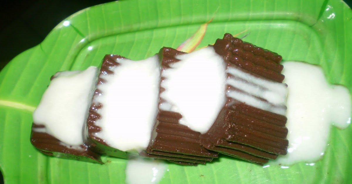 Doyan kue: Puding Coklat dengan Vla