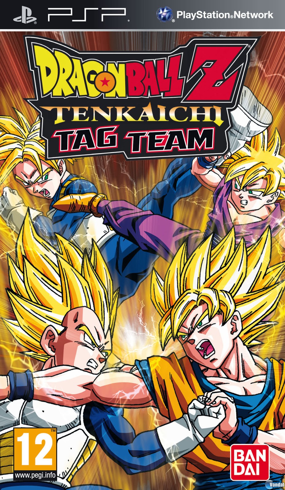 Juegos de PSP y PS2 Dragon Ball Z Tenkaichi Tag Team