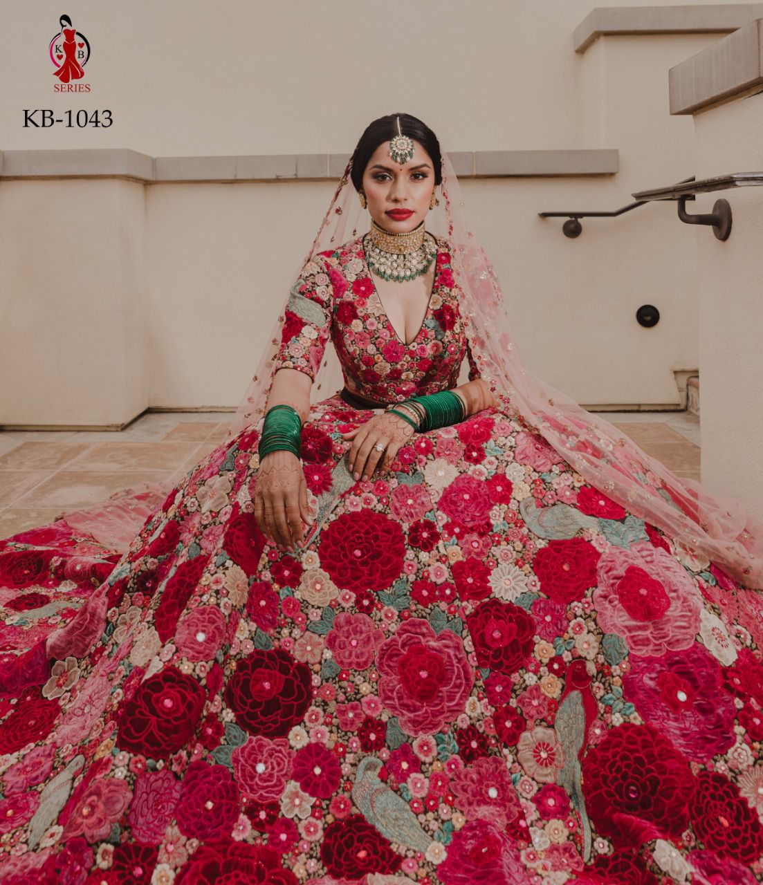 Kb Series Bridal Collection 1043 Lehenga Choli Catalog Lowest Price