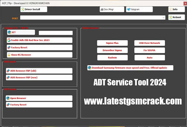 ADT Service Tool 2024 Added New Features