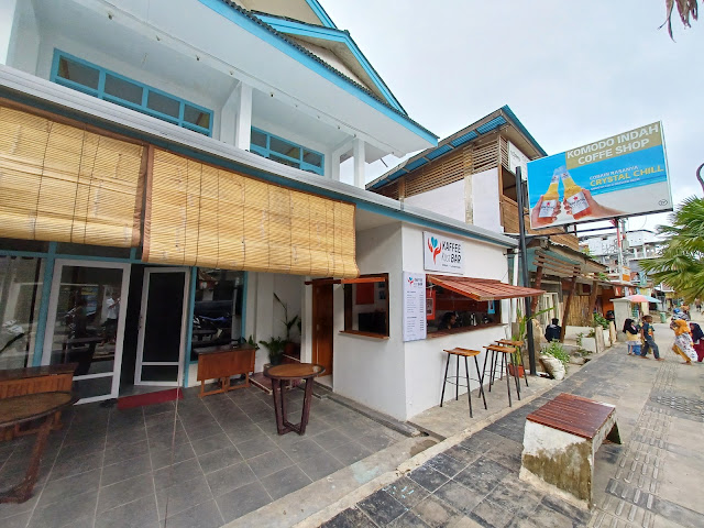 Komodo Indah Hotel and Hostel in Labuan Bajo Komodo is the best option for a budget hotel room. Located in the heart of LBJ, stay in a private room or mixed dorm and book your boat charter or cruise