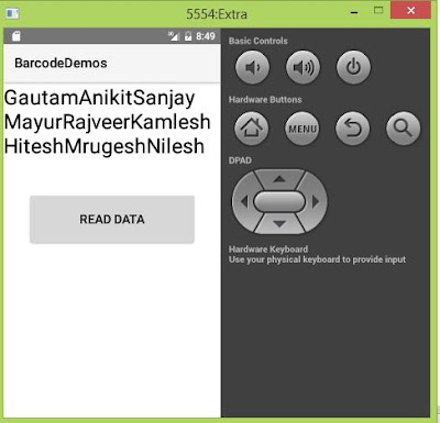 android excel sheed data read