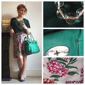 Boden floral print skirt, Mulberry Bayswater