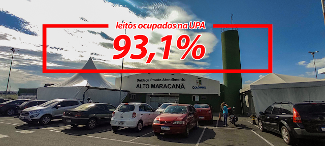 Colombo: UPA conta com 93,1% de ocupação nos leitos