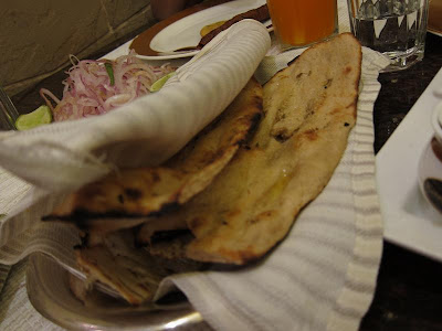 Indian breads at Kababs and Kurries
