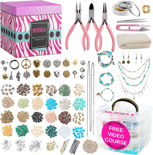 Deluxe Jewelry Making Kit with Video Course
