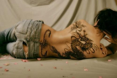 Latest Awesome Dragon Tattoos 2012