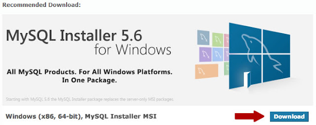 Steps to install MySQL on Windows