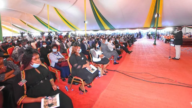 DP William Ruto at Kabaka burial