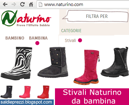 stivali naturino bambina