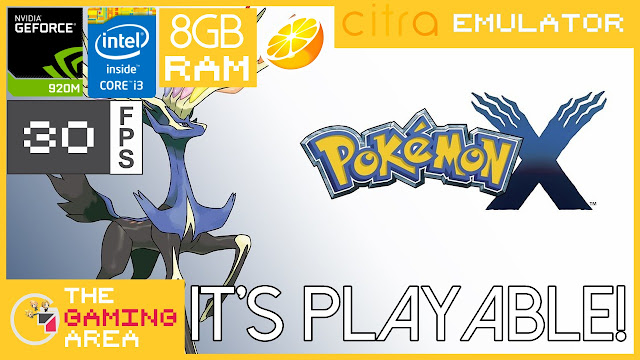 Pokemon X and Y Citra Emulator on Low Specs Laptop