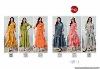 Prisha Round Wholesale Kurti catalog Set