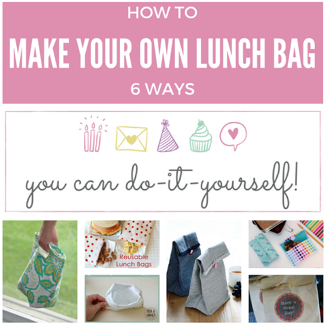 How to make your own lunch bag - six ways