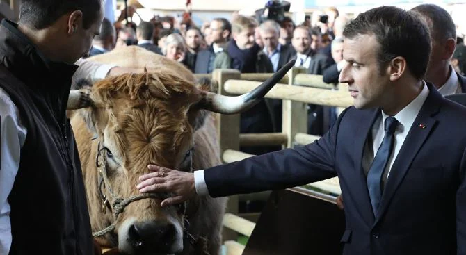 Macron au salon de l'agriculture