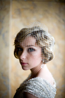 short hair wedding veil styles