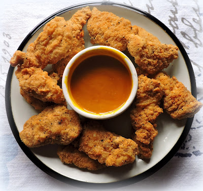 Chicken Strips with Honey Mustard Dip