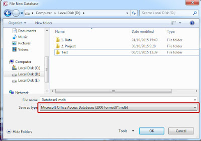 Cara Membuat Database Access .mdb
