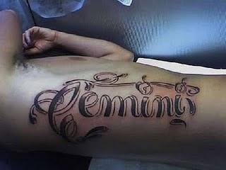 Twin Sign Gemini Zodiac Tattoos 3