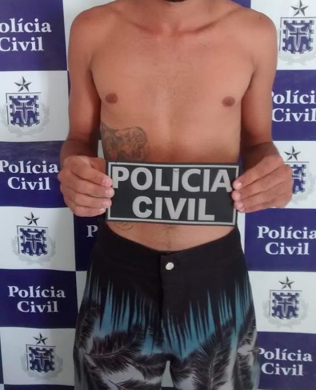 Ação da Polícia Civil e Militar realizada no povoado de Nova Cruz prende jovem suspeito