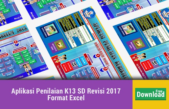Aplikasi Evaluasi K13 Sd Revisi 2017 Format Excel