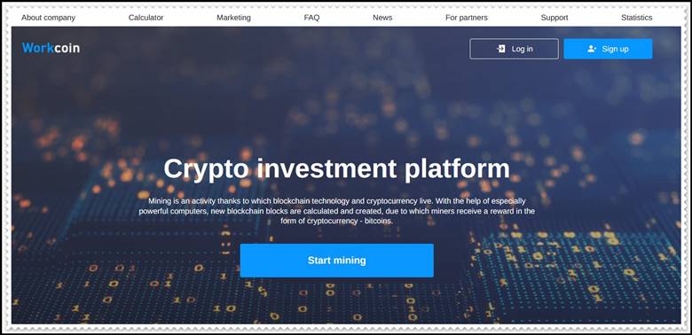 Мошеннический сайт workcoin.ltd – Отзывы, развод, лохотрон? Мошенники