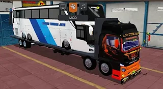 Hino 700 Truck Angkut Bus