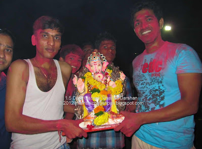 1.5 Days Ganpati Visarjan Darshan-2012