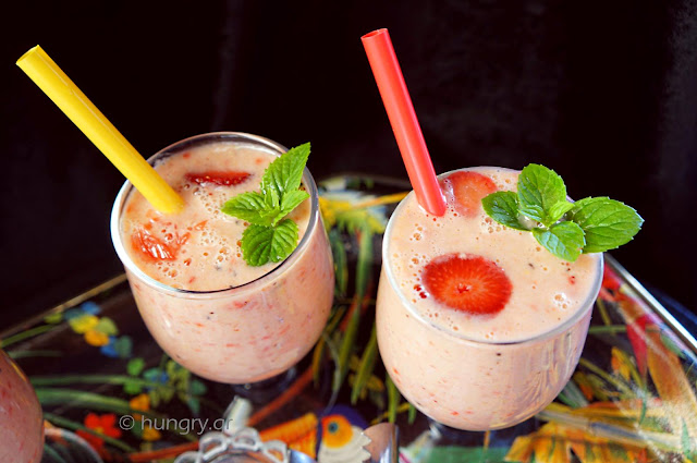 Strawberry & Grapefruit Smoothie - Low Carb