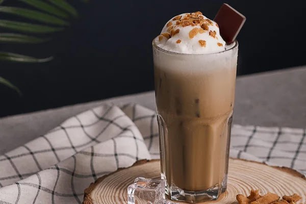 Cách làm cafe cappuccino dừa béo thơm ngon