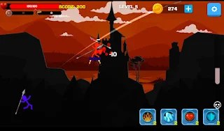 Jogo de ação Stickman Epic Battle grátis online