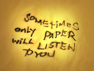 sometimes only paper listen you