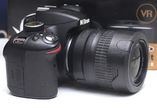 Kamera DSLR Nikon D3200 Lensa Kit 18-55mm Fullset