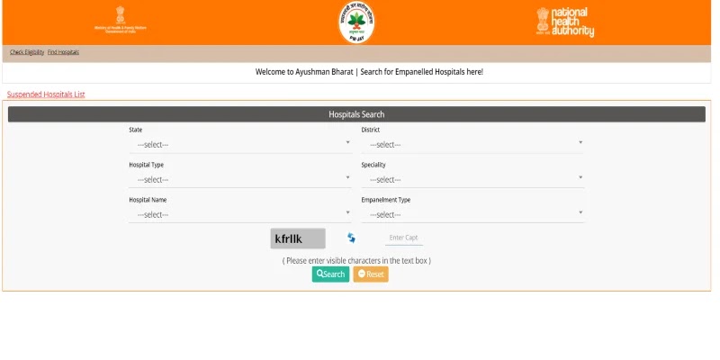 आयुष्मान भारत हॉस्पिटल लिस्ट 2021: jan arogya hospital list, PMJAY Hospital List