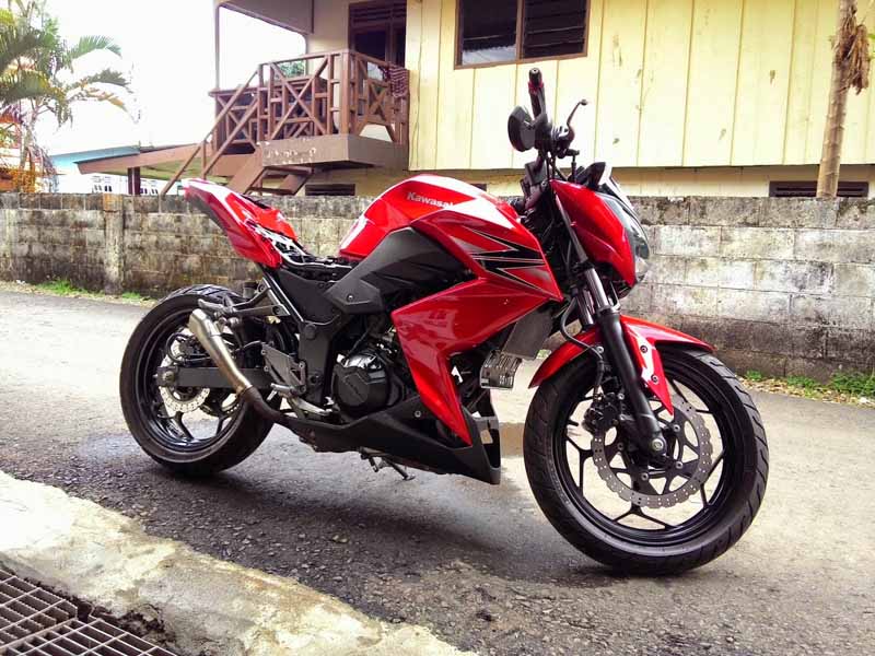  Kumpulan  Foto Modifikasi Motor Kawasaki Z250 Terbaru 