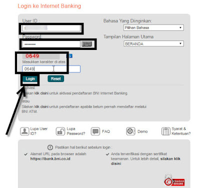  jika belum mungkin halaman inilah yang sedang sobat cari Cara Transaksi (transfer) Online di BNI Internet Banking