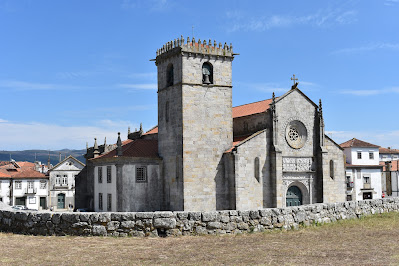 Igreja Matriz de Caminha no Minho no Norte de Portugal