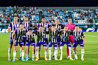 REAL VALLADOLID C. F. Temporada 2021-22. El Yamiq, Joaquín, Gonzalo Plata, Nacho y Masip. Weissman, Álvaro Aguado, Luis Pérez, Toni Villa, Iván Sánchez y Roque Mesa. U. D. IBIZA 1 REAL VALLADOLID C. F. 2 Sábado 22/05/2022, 22:00 horas. Campeonato de Liga de 2ª División, jornada 41. Ibiza, Baleares, Estadio Can Misses – Power Electronics: 4.614 espectadores.