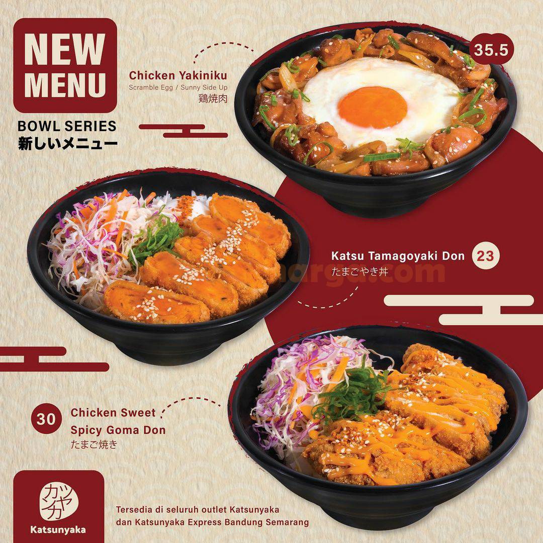 Menu Baru KATSUNYAKA BOWL SERIES