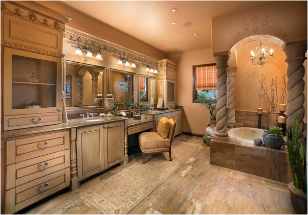 Tuscan Bathroom Design