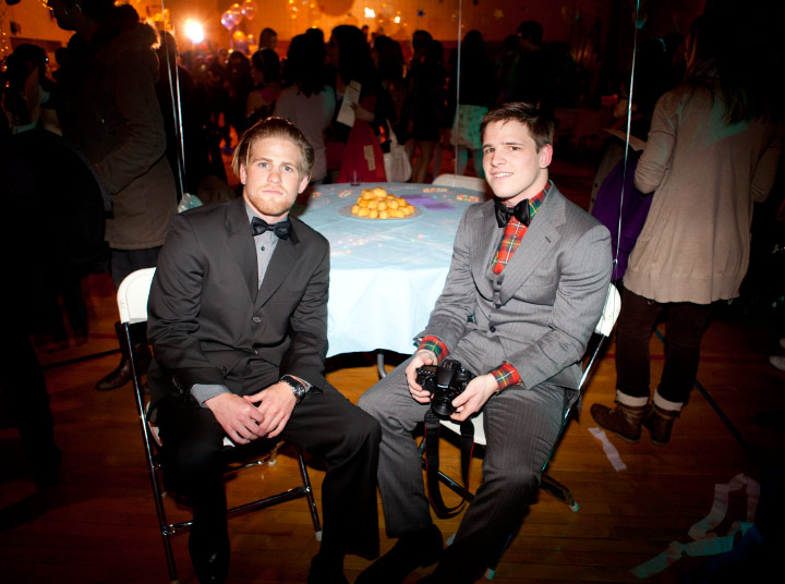 Photo By colin sokol & Rumi Neely of Fashion Toast of the Roberts brothers Danny and David Roberts of Igor and andre at Rachel antonoff Fall 2011 Collection