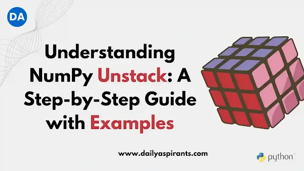 numpy unstack