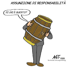 scaricabarile, terremoto, maltempo, istituzioni, soccorsi, vignetta, satira