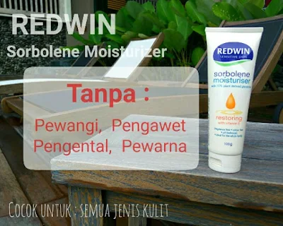 Kulit sehat berkat Redwin Sorbolene Moisturizer yang sesuai untuk semua jenis kulit