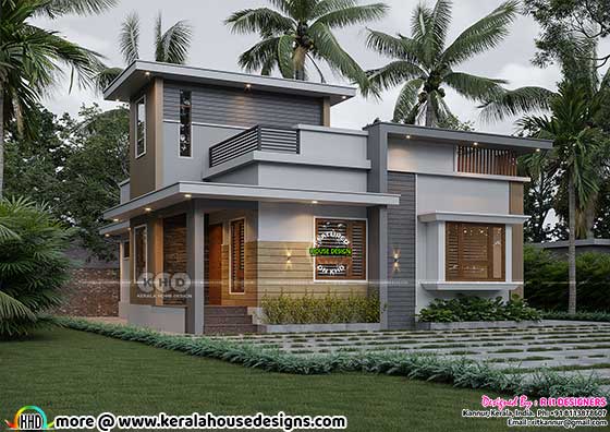 2 BHK single floor house with stair room