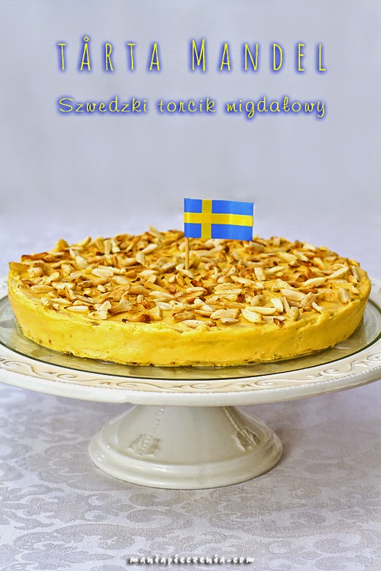 Tårta Mandel - szwedzki torcik migdałowy 